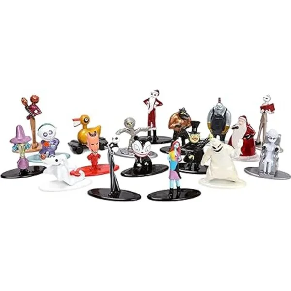 Disney Nightmare Before Christmas Nano Metal FIGS Paquete_4