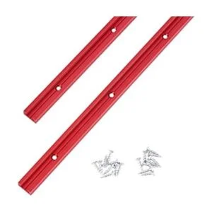 Pista en T de 36 pulgadas con tornillos de madera perfil_1