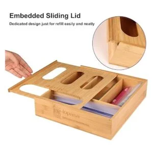 Ziplock Organizador de bolsas para cajón soporte para_5