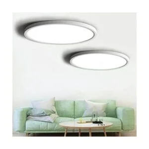 Paquete de 2 lámparas LED de techo empotradas de 12_1