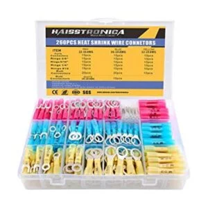 haisstronica 260 conectores de alambre termorretráctiles_1