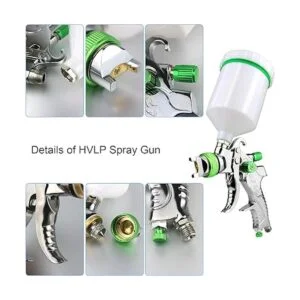 HVLP Pistola de pulverización de 0.055 in con boquilla_6