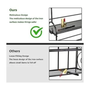YIUKEA Organizador de baño para encimera organizador de_4