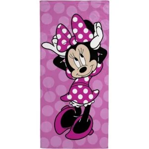 Jay Franco Disney Minnie Mouse Toalla de baño alegre_1
