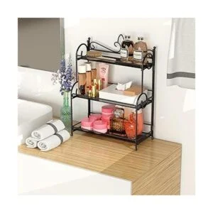 YIUKEA Organizador de baño para encimera organizador de_2
