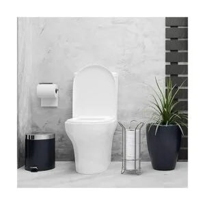 BROOKSTONE Soporte de papel higiénico cromado_2