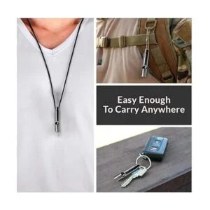 Silbato de titanio para emergencia campamento y_5