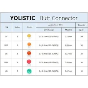YOLISTIC Paquete de 201 conectores de alambre surtido_4