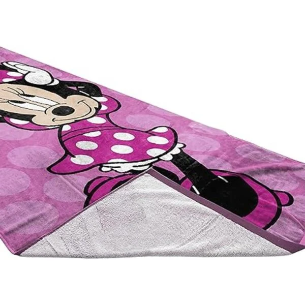 Jay Franco Disney Minnie Mouse Toalla de baño alegre_2