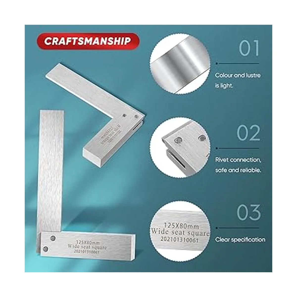 Machinist Juego cuadrado 2 3 4 y 6 cuadrados_3