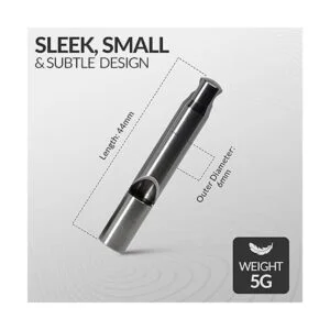 Silbato de titanio para emergencia campamento y_2