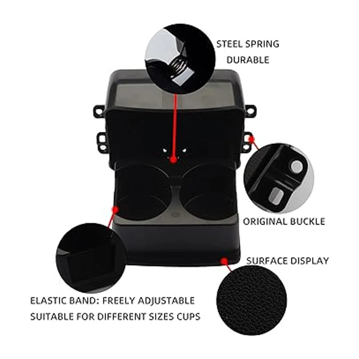 Dasbecan Asiento trasero Copa de pasajeros Conjunto_3