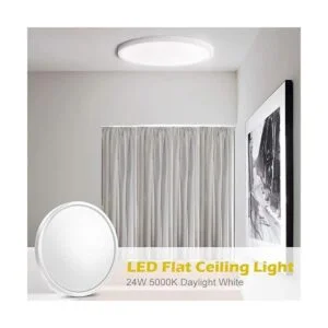 Paquete de 2 lámparas LED de techo empotradas de 12_3