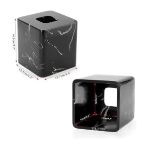 Sumnacon Funda cuadrada de resina para caja de pañuelos_3