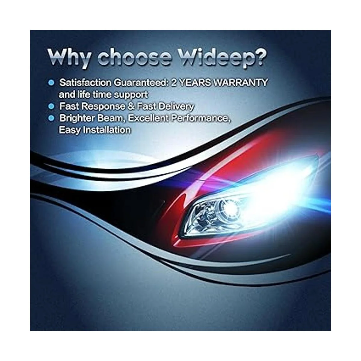 Wideep D2S Bombillas HID de xenón para faros delanteros_2