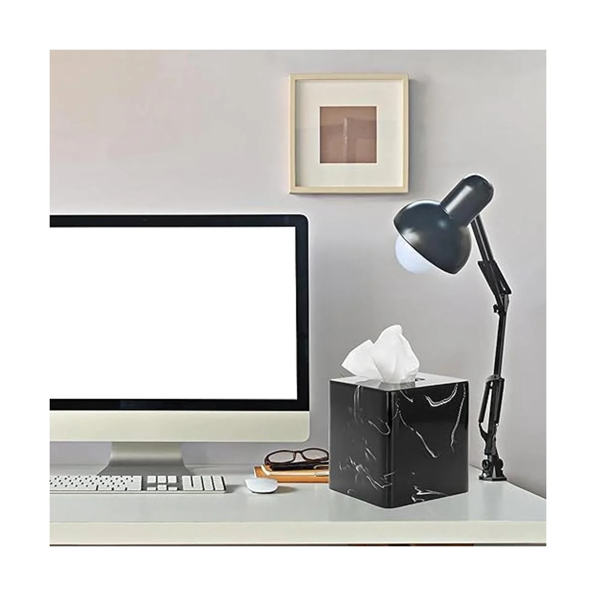 Sumnacon Funda cuadrada de resina para caja de pañuelos_2