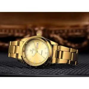 Reloj de pulsera de acero inoxidable plateado para mujer_7