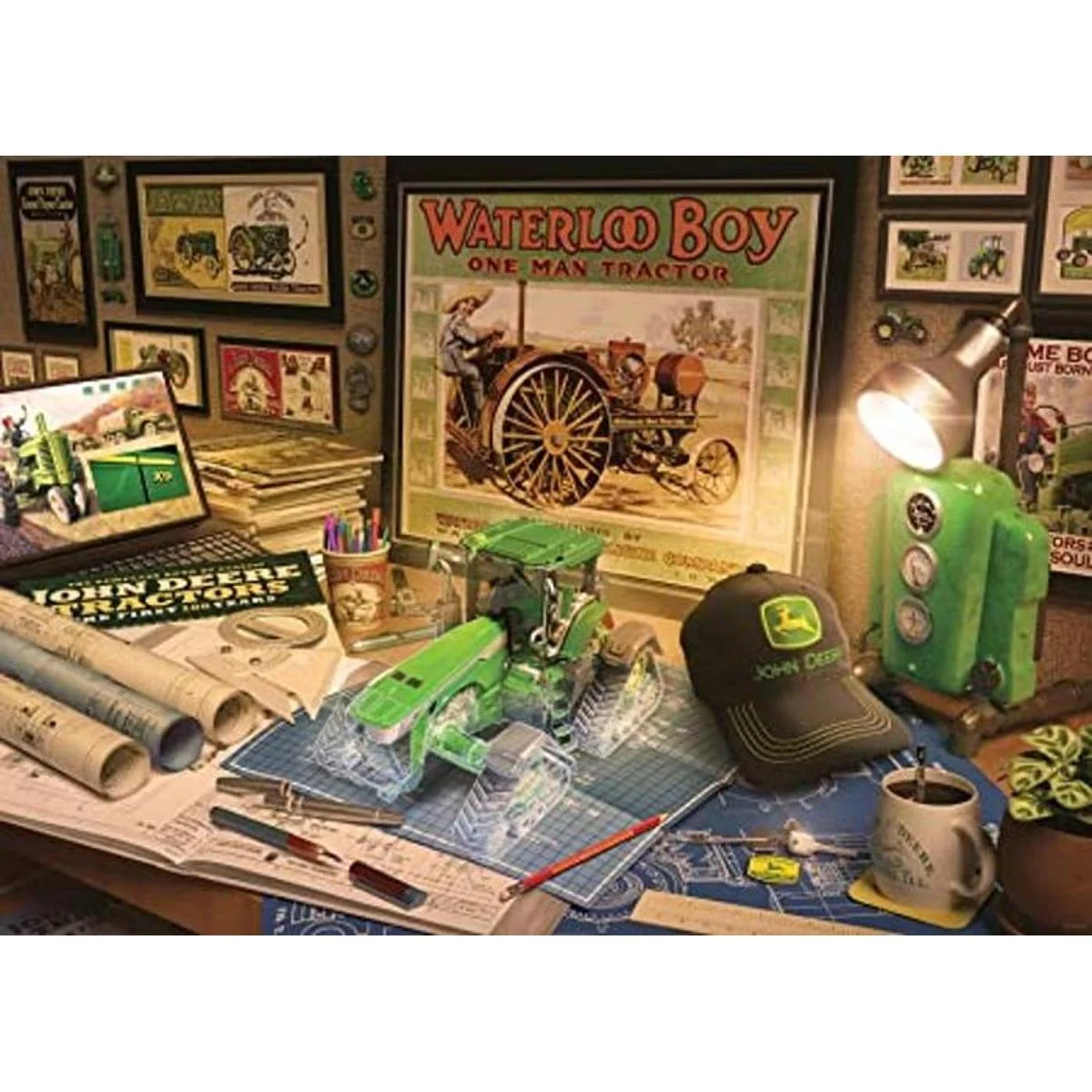 Ravensburger 16838 John Deere escritorio de trabajo 500 PC_1
