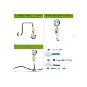 Kit de medidor de presión de agua medidor universal de_7