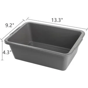 Dicunoy Paquete de 4 tinas de autobús de plástico 8_2