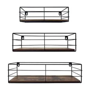 CRUGLA Juego de 3 estantes flotantes para montar en la_1