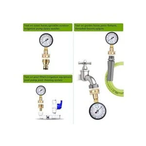 Kit de medidor de presión de agua medidor universal de_6