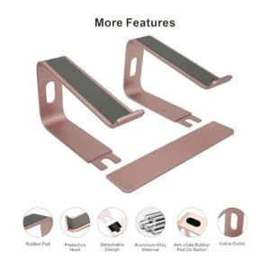 Soporte ergonómico de aluminio para laptop soporte para_4