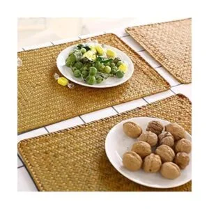 Paquete de 6 manteles individuales rectangulares tejidos_6