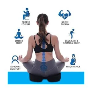 Cojín de asiento de espuma viscoelástica para silla de_3