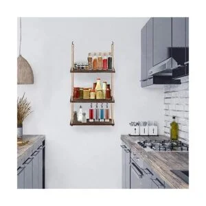 Yazoo Estante colgante para plantas Estante bohemio de 3_5