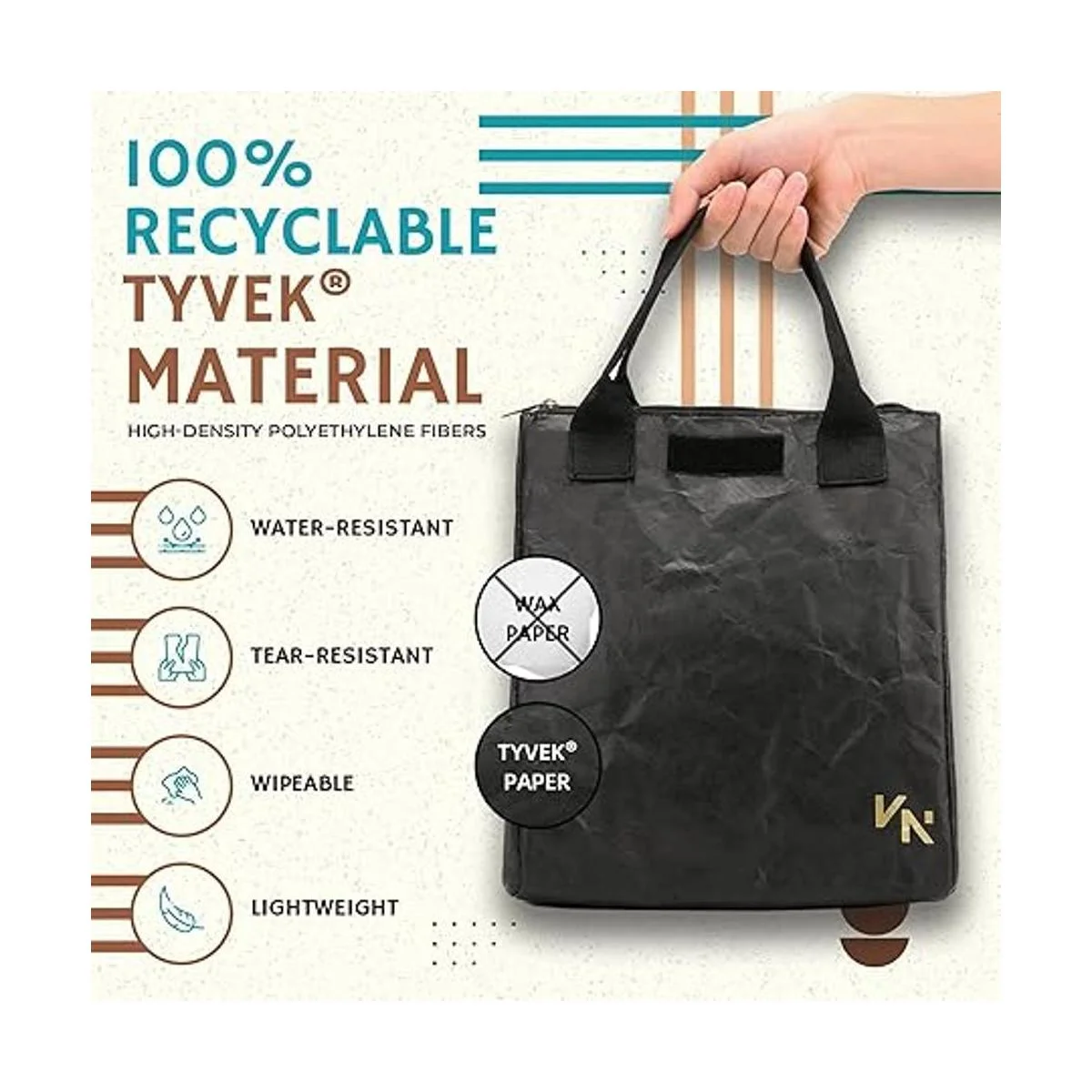 VonNova Tyvek Lonchera térmica estética ligera y_4