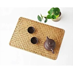 Paquete de 6 manteles individuales rectangulares tejidos_5