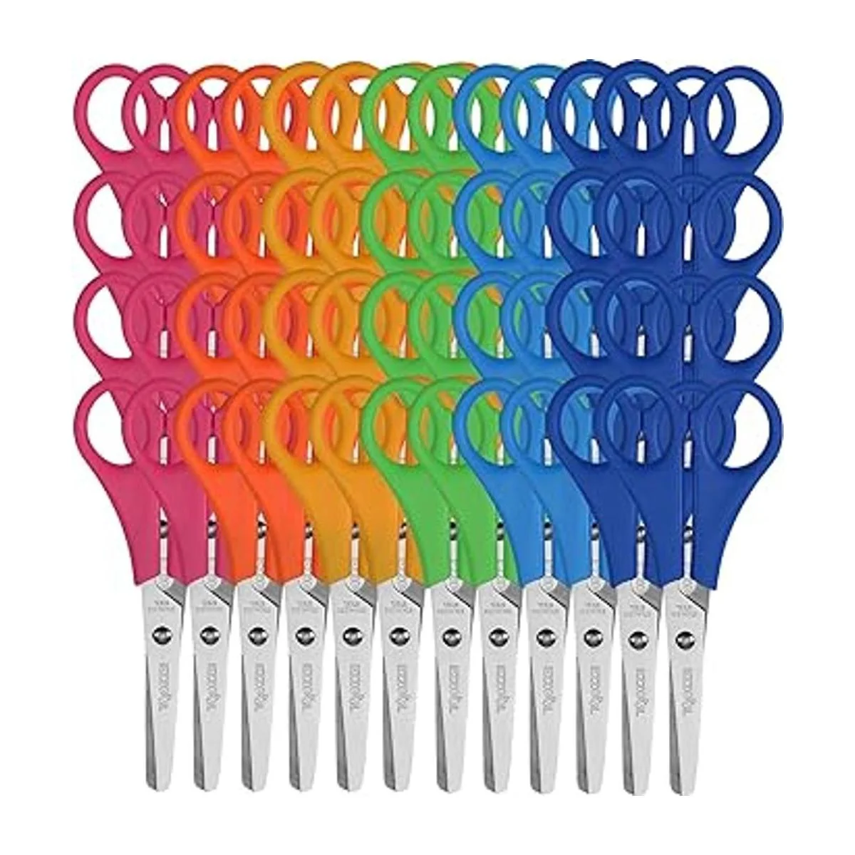 EZZGOL Tijeras a granel para niños paquete de 48 tijeras_1