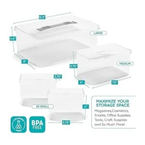 Richards Homewares Juego de 4 contenedores de_4