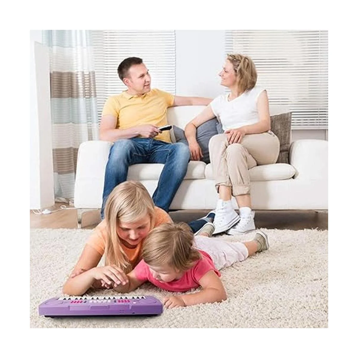 BIGFUN Piano de teclado para niños 37 teclas piano de_6