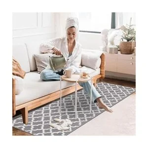 UArtlines Alfombra marroquí de enrejado para pasillo 2 x_4