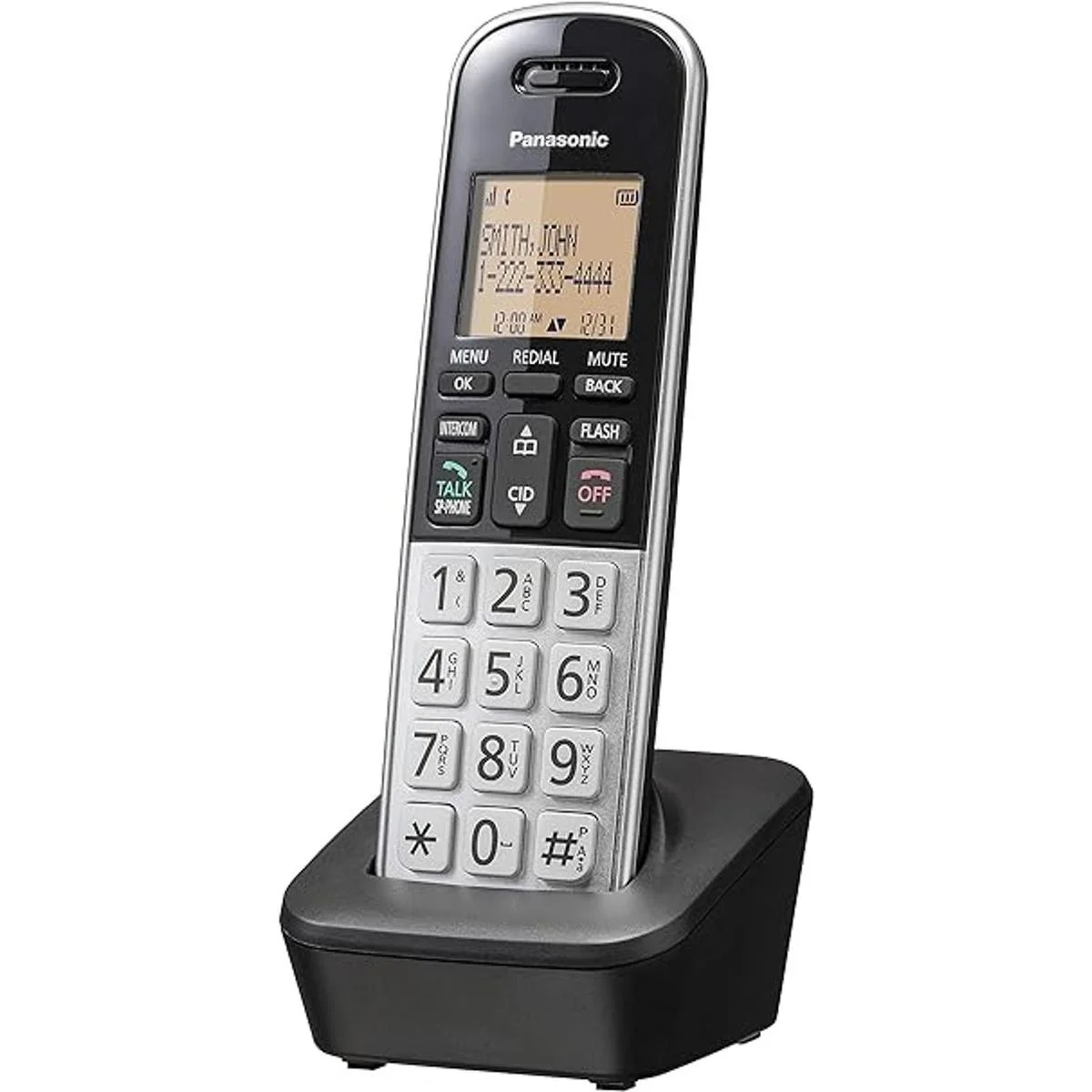 Panasonic teléfono inalámbrico compacto con DECT 6.0 1.6_1