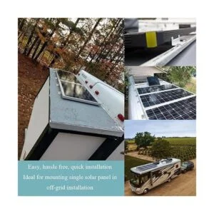 CMYYANGLIN Soportes de montaje de panel solar en Z con_6