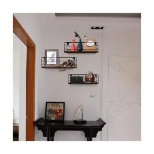 CRUGLA Juego de 3 estantes flotantes para montar en la_6