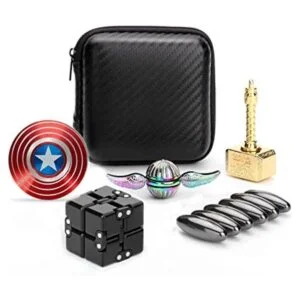 Cool Hammer Fidget Spinners Cadena de metal arco iris_1