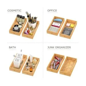 Caja de bambú apilable para cajones de bambú caja de_6