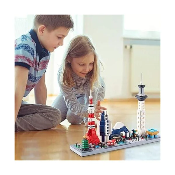YUJNS Architecture Skyline Collection Kit de modelo de_5