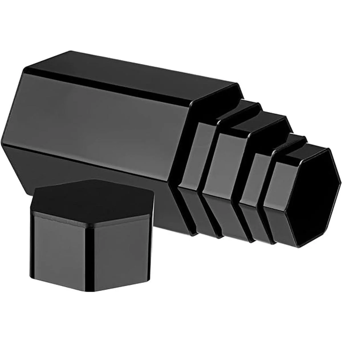 Elevadores hexagonales para exhibición de joyas soportes_2