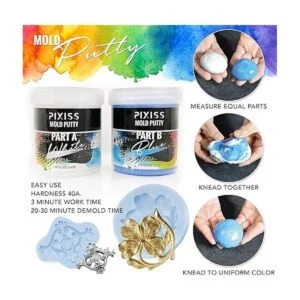 Kit de fabricación de moldes de silicona para masilla_2