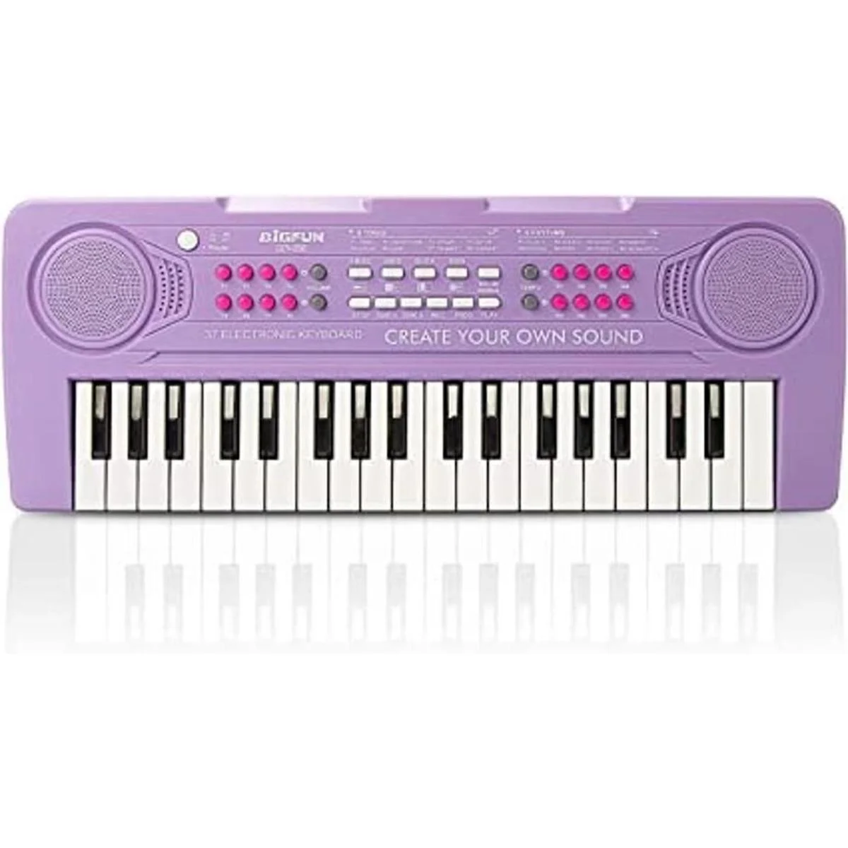 BIGFUN Piano de teclado para niños 37 teclas piano de_1