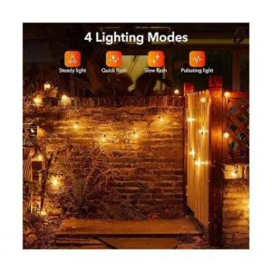 Cadena de luces solares para exteriores 29 pies_6