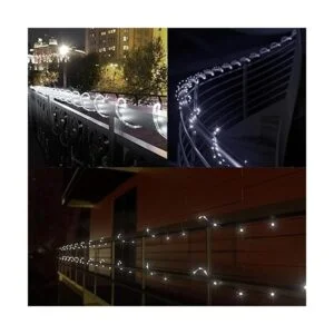 Tira de luces solares LED para exteriores 40 pies 100_4