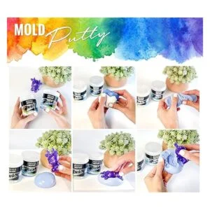 Kit de fabricación de moldes de silicona para masilla_4