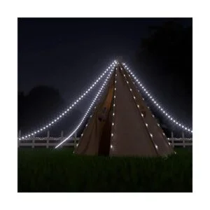 Tira de luces solares LED para exteriores 40 pies 100_6