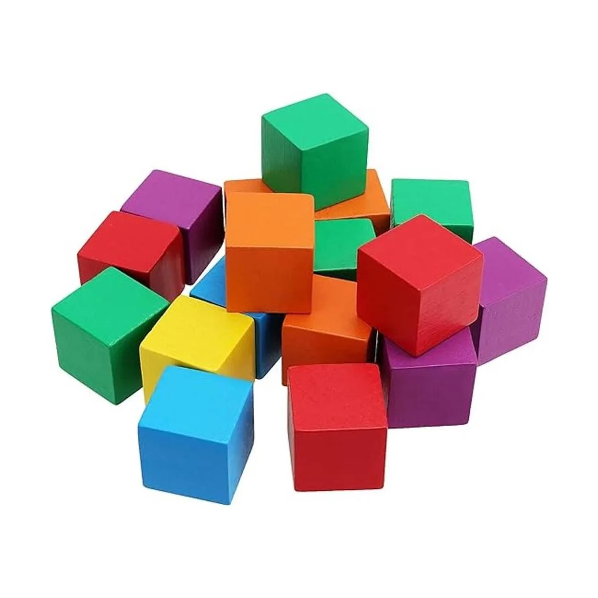 KWANJING 150 cubos de madera de colores de 1 pulgada_6